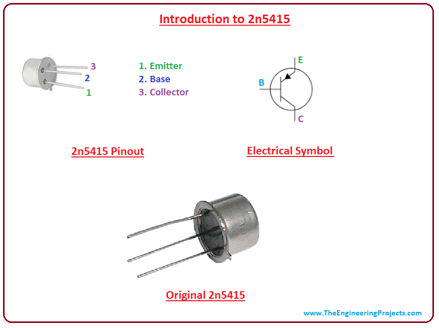 introduction to 2n5415, 2n5415 features, 2n5415 pinout, 2n5415 applications