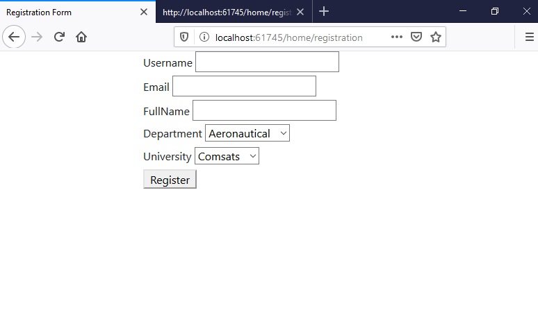 Create a Registration Form in ASP.NET Core, Registration Form in ASP.NET Core, sign up form in asp.net core, asp.net core sign up form, sign up form asp.net core, form tag helpers in asp.net core