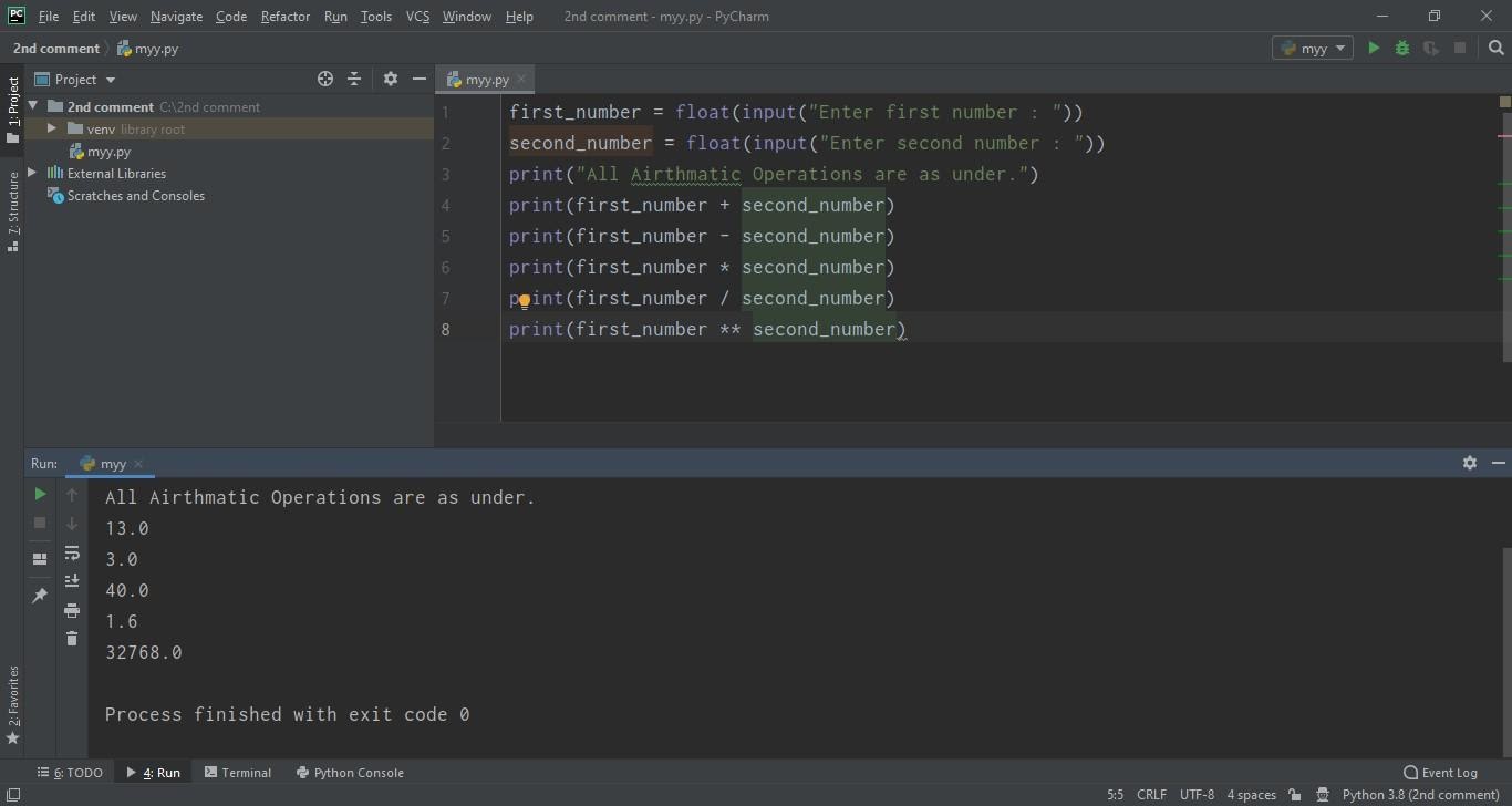 Arithmetic Operators in Python, arithmetic operations python, python arithmetic operators, arithmetic operators python