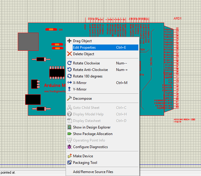 Arduino Mega 1280 Library for Proteus, Arduino Boards, Proteus simulation, Arduino Mega Library, Arduino Boards Proteus library