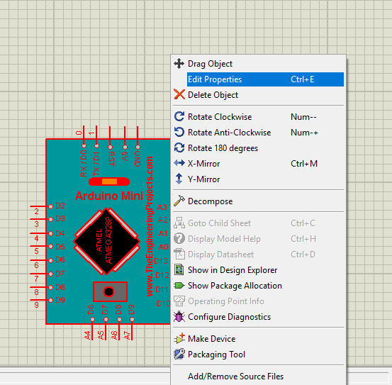 Arduino Mini Library for Proteus, Arduino Boards, Proteus simulation, Arduino Mini Library, Arduino Boards Proteus library