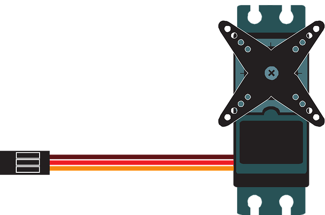 servo motor position control project clipart