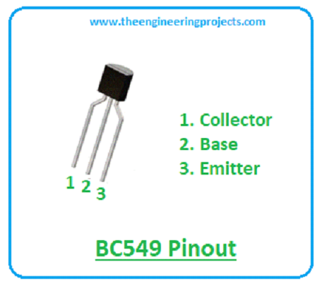 Introduction to BC549, BC549, basics of BC549, BC549 intro, bc549 datasheet, bc549 pinout, bc549 pin description
