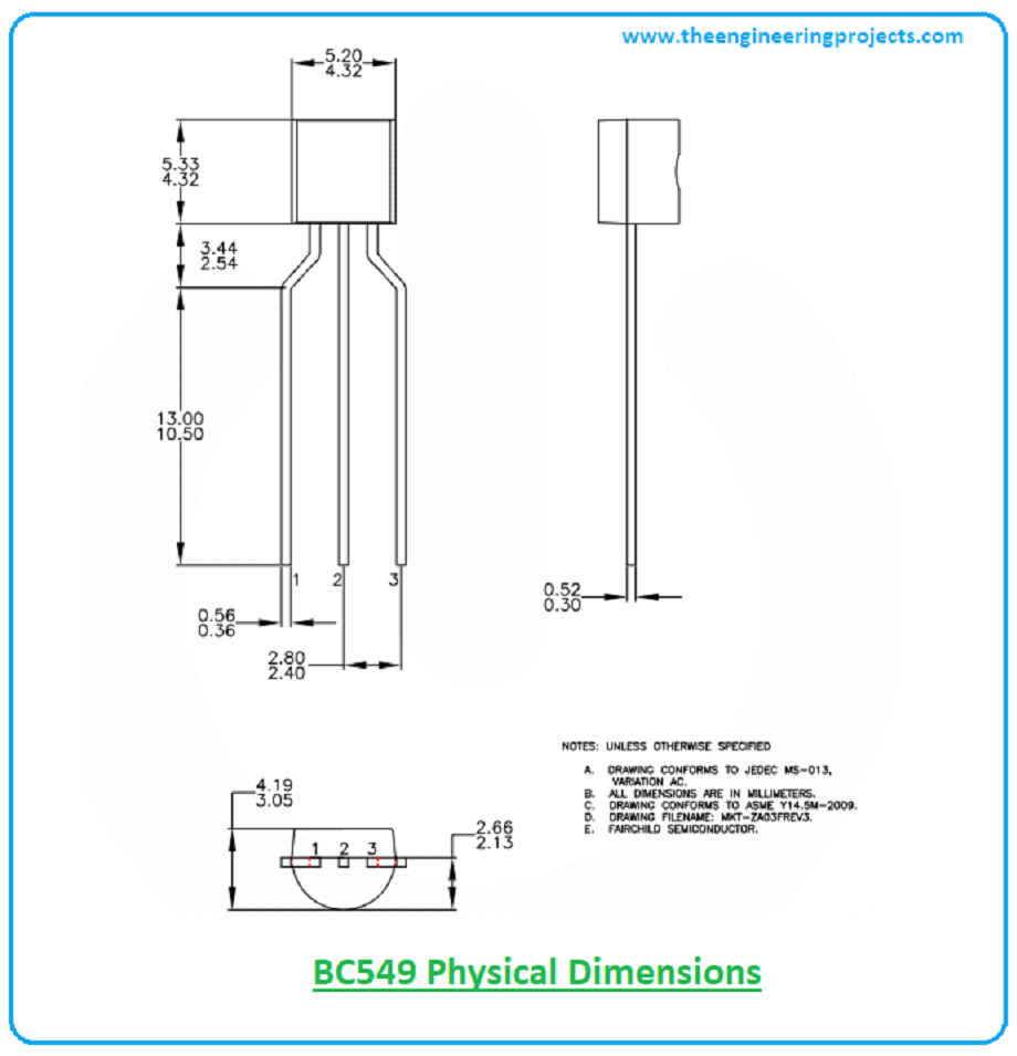 Introduction to BC549, BC549, basics of BC549, BC549 intro, bc549 datasheet, bc549 pinout, bc549 pin description