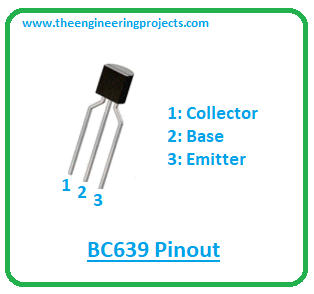 Introduction to BC639, bc639 pinout, bc639 power ratings, bc630 applications