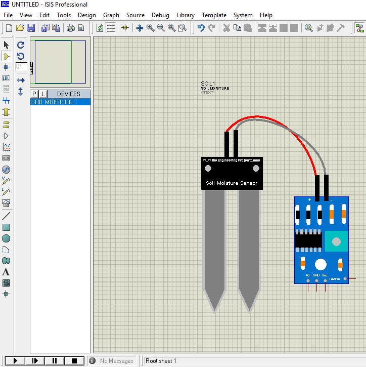 Soil Moisture Sensor Library For Proteus