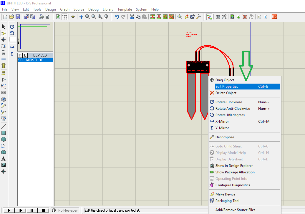 Soil Moisture Sensor Library For Proteus