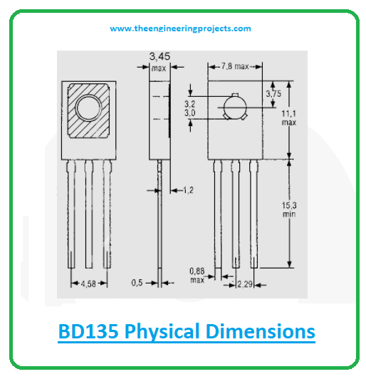 Introduction to bd135, bd135 pinout, bd135 power ratings, bd135 applications
