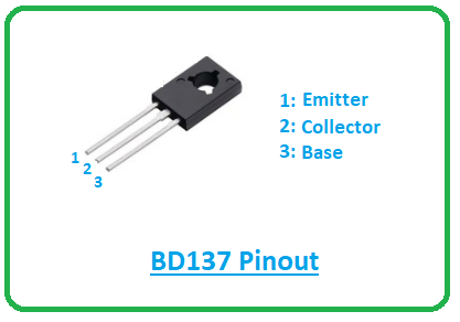 Introduction to bd137, bd137 pinout, bd137 power ratings, bd137 applications