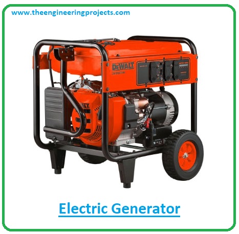 introduction to electric generators, generators working principle, applications of generators, types of generators