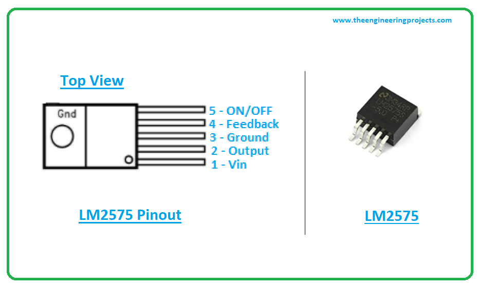 Introduction to lm2575, lm2575 pinout, lm2575 features, lm2575 applications