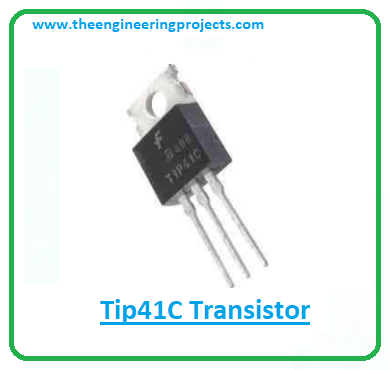 Introduction to tip41c, tip41c pinout, tip41c power ratings, tip41c applications