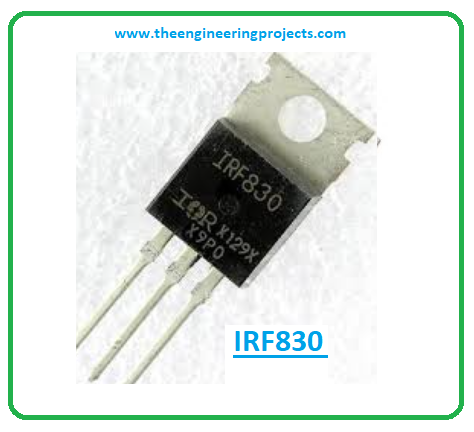 Introduction to irf830, irf830 pinout, irf830 power ratings, irf830 applications
