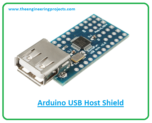 introduction to arduino USB host shield, device classes of arduino USB host shield, applications of arduino USB host shield