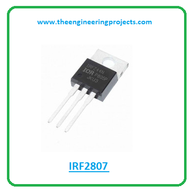 Introduction to irf2807, irf2807 pinout, irf2807 features, irf2807 applications