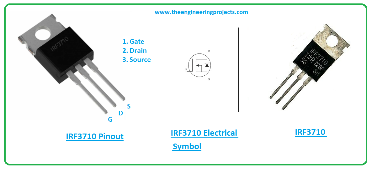 Introduction to irf3710, irf3710 pinout, irf3710 features, irf3710 applications
