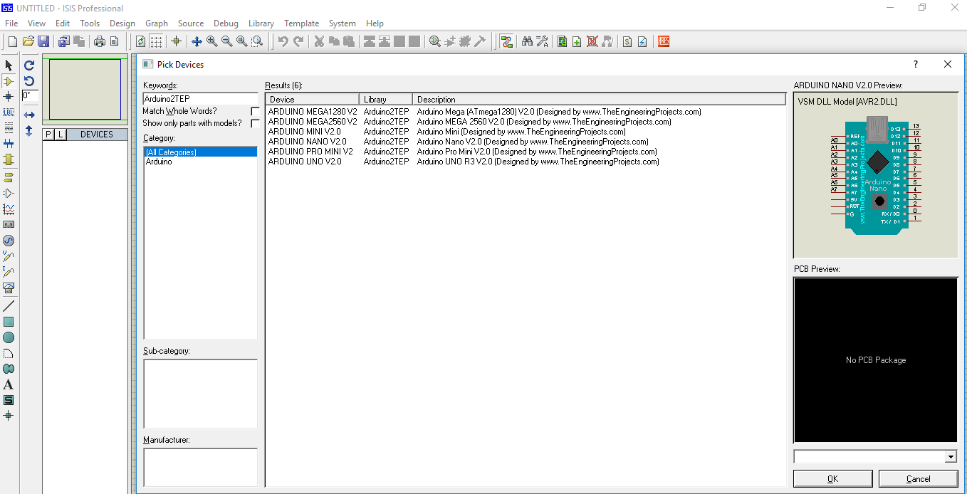 Arduino Library for Proteus V2.0, Arduino Proteus Simulation