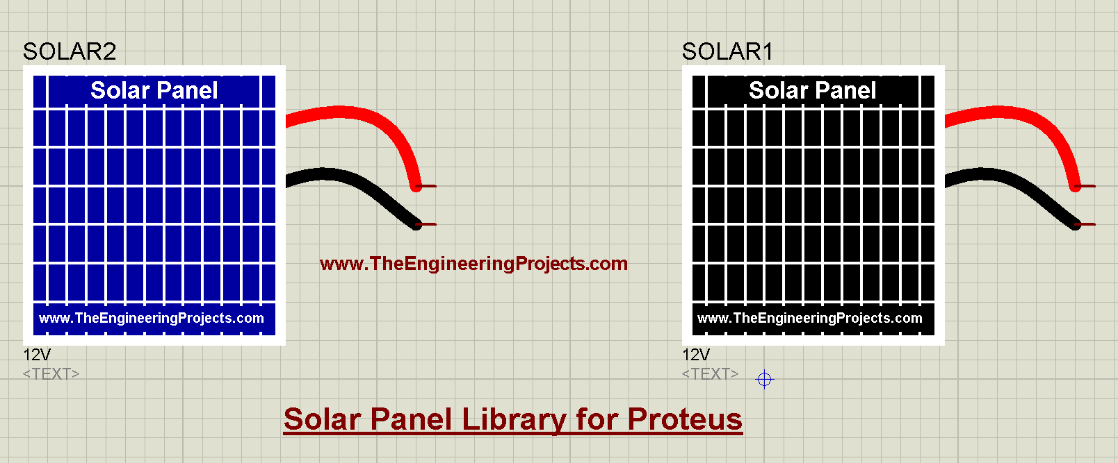 Solar Panel Library for Proteus, Solar Panel in Proteus, Solar Panel Library Proteus, Solar Panel Proteus, Solar Panel Proteus simulation, Proteus Solar Panel, Proteus simulation of Solar Panel