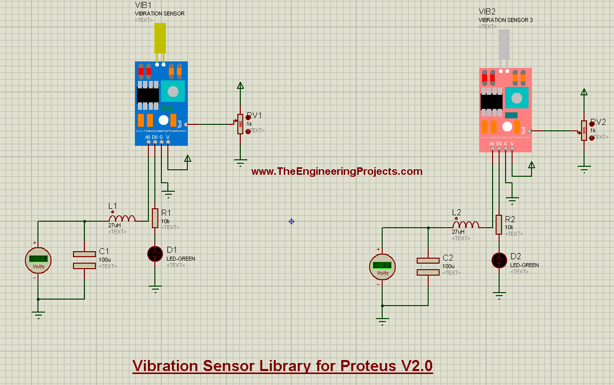 Vibration Sensor Library for Proteus, Vibration Sensor in proteus, Vibration Sensor proteus, proteus Vibration Sensor, Vibration Sensor proteus simulation, Vibration Sensor simulation of proteus