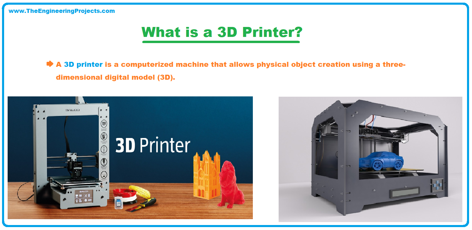 What is a 3D Printer? Working, Models, Resins, Software, & Prices - The  Engineering Projects