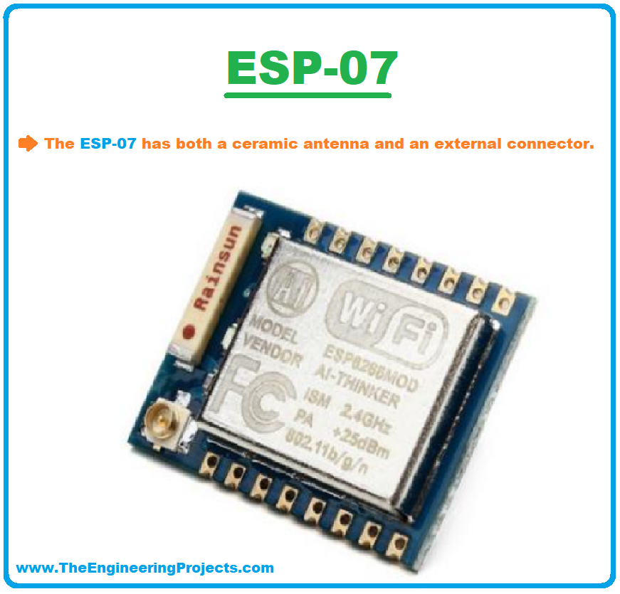  ESP8266 microcontroller, ESP8266Ex chip, ESP8266’s versions, ESP-01, ESP-03, ESP-05, ESP-07, ESP-12E and ESP-12F, NodeMCU