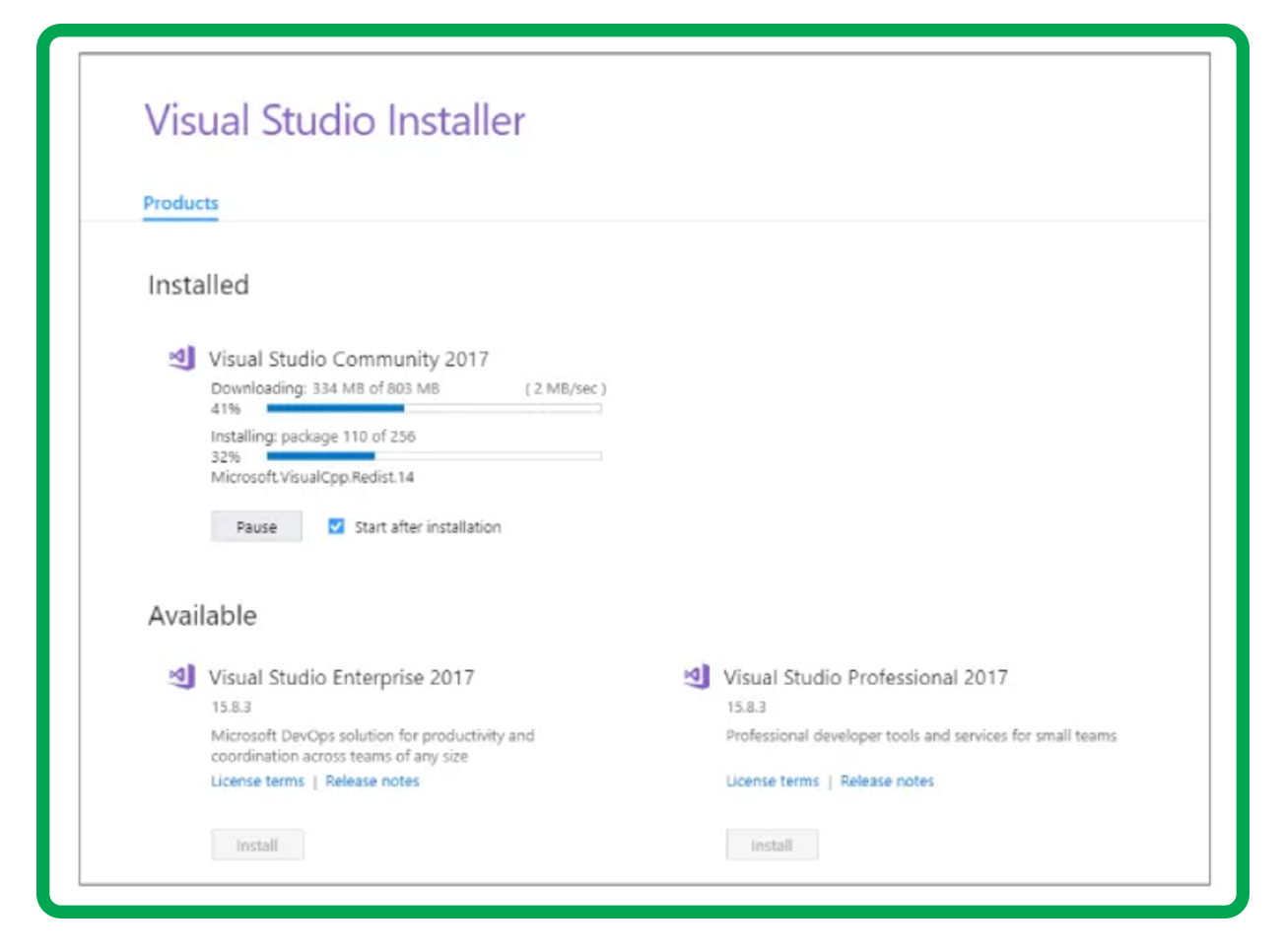 How to setup c# environment, install visual studio, how to install visual studio, visual studio installation, visual studio download, visual studio install