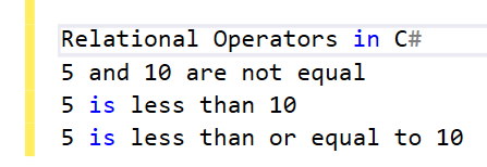 c# data types, value data types, pointer data types, c# variables, c# operators, relational operators in c#