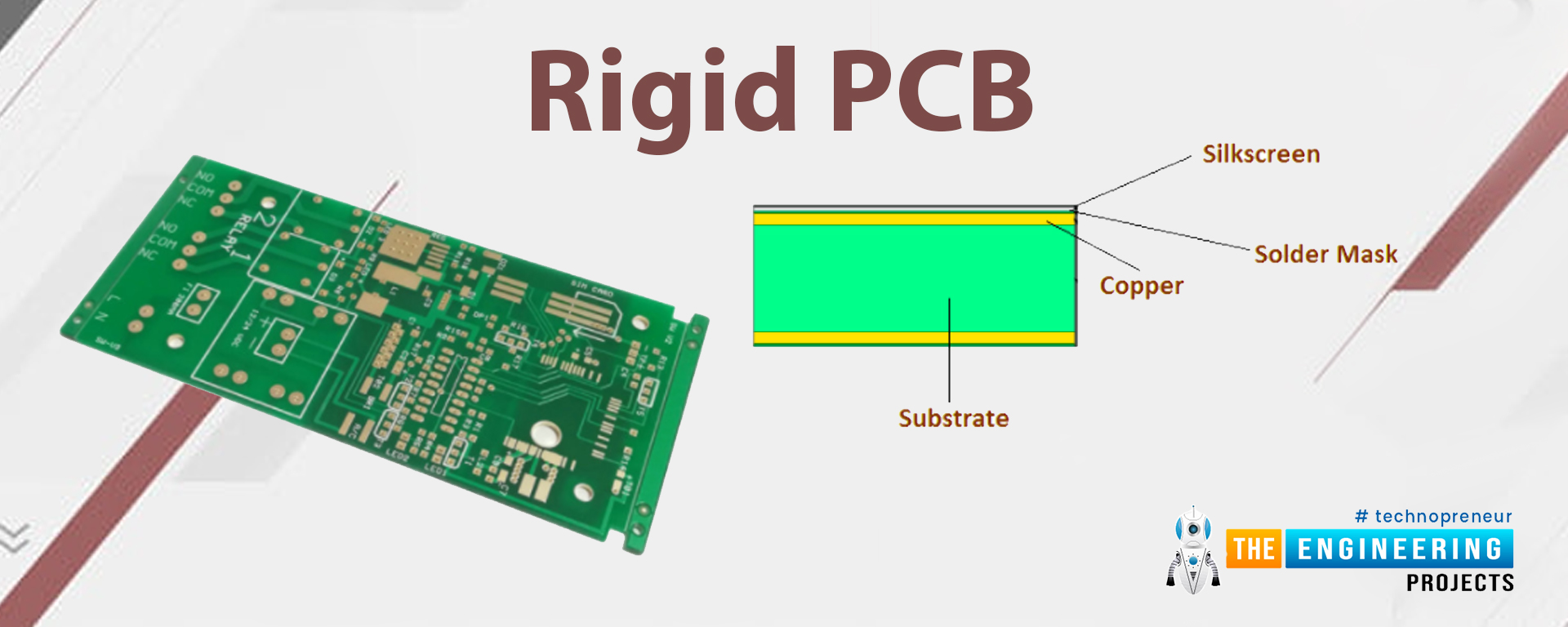 Single-layer PCB, Single-layer Definition, Construction of single layer, Types of singles layer PCB, Single layer rigid PCB