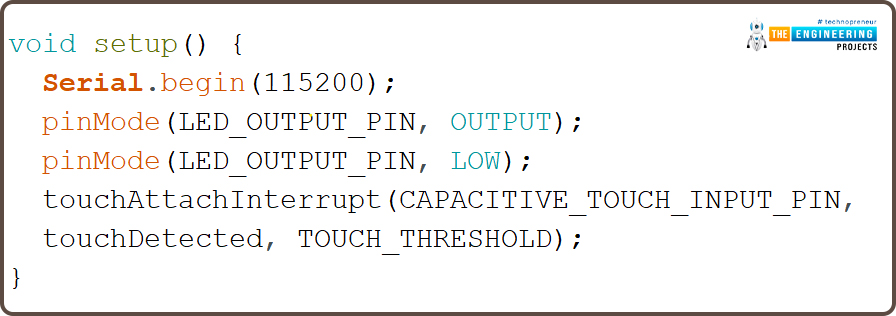 ESP32 capacitive touch sensor, What is a capacitive touch sensor and how does it work, Capacitive touch sensor in ESP32, Programming capacitive sensor in ESP32, Code for touchRead, Testing, Code description, Serial monitor, Loop(), Setup()