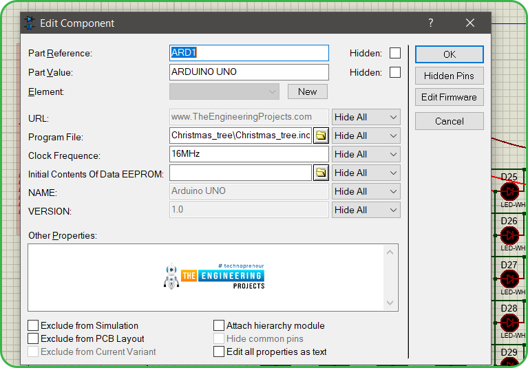 Christmas Tree simulation, Christmas Tree using arduino, Christmas Tree project with arduino, Christmas Tree in proteus, Christmas Tree proteus simulation, Christmas Tree project download, Christmas Tree arduino code