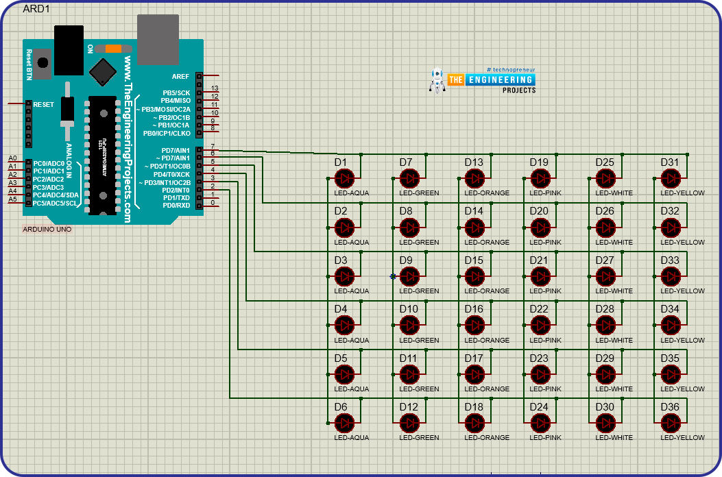 Christmas Tree simulation, Christmas Tree using arduino, Christmas Tree project with arduino, Christmas Tree in proteus, Christmas Tree proteus simulation, Christmas Tree project download, Christmas Tree arduino code