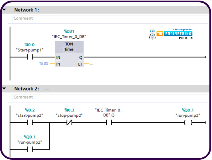 interlock in ladder logic programming, What is interlock, types of interlock, Logical interlock in ladder logic programming, interlock in plc, interlocking plc simulation, interlocking in ladder logic