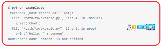 Python Traceback, Traceback in python, traceback python, common traceback in python, common python traceback