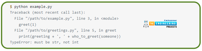 Python Traceback, Traceback in python, traceback python, common traceback in python, common python traceback