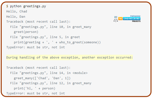 Python Traceback, Traceback in python, traceback python, common traceback in python, common python traceback