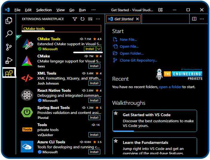 Visual Studio Code Installation for Raspberry Pi Pico Programming - The  Engineering Projects