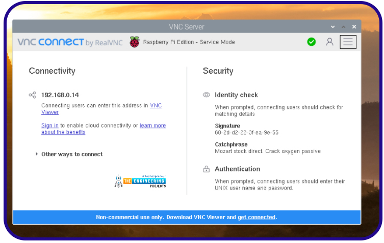 install vnc connect raspberry pi