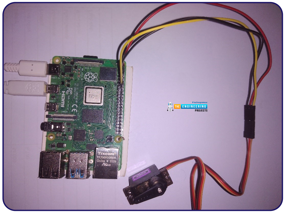 Control Servo Motor with Raspberry Pi 4 using Python, control servo motor with RPi4, servo motor Pi4, servo motor raspberry pi 4, raspberry pi 4 servo motor, pi 4 servo, servo pi4