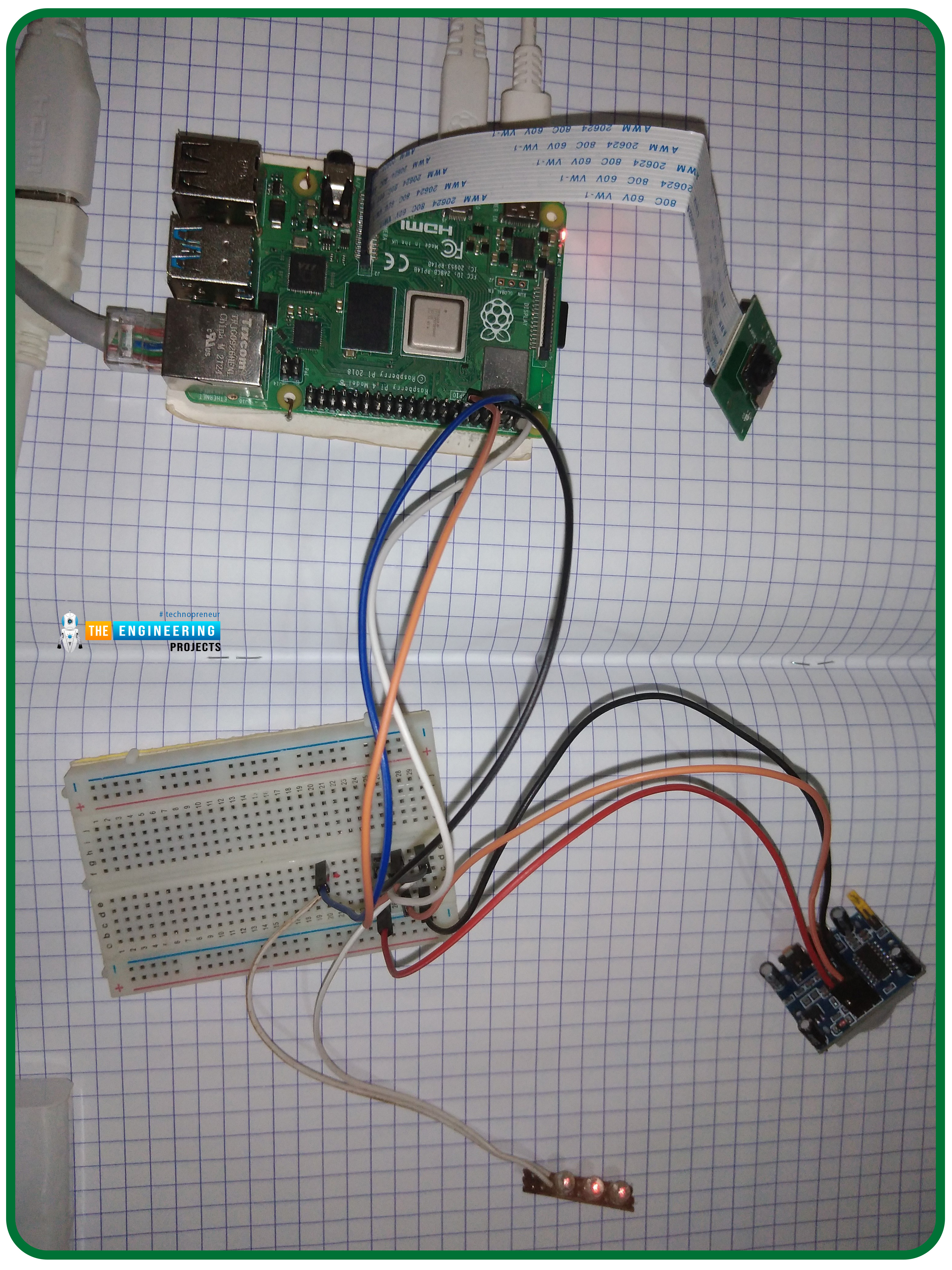 Security system using motion sensor with an alarm, security system with twilio in RPi4, RPi4 security system, Raspberry Pi 4 security system