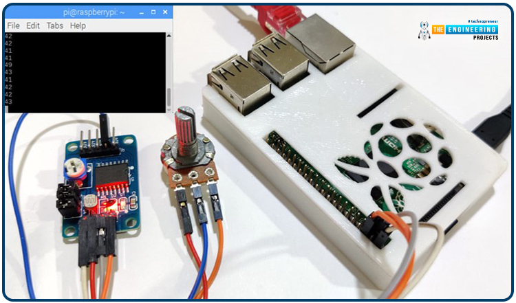 Interface PCF8591 with Raspberry Pi 4, ADC/DAC Analog Digital Converter Module with Raspberry Pi 4, PCF8591 with RPi4 Rpi4 with PCF8591, RPi4 PCF8591, PCF8591 RPi4, RPI4 ADC, Rpi4 DAC