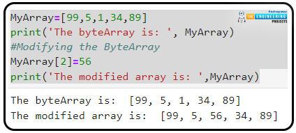 Byte and Byte Array Sequence in Python, byte sequence in python, byte array sequence in python