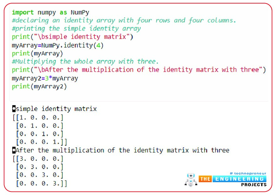 Types and Operations on Array using NumPy