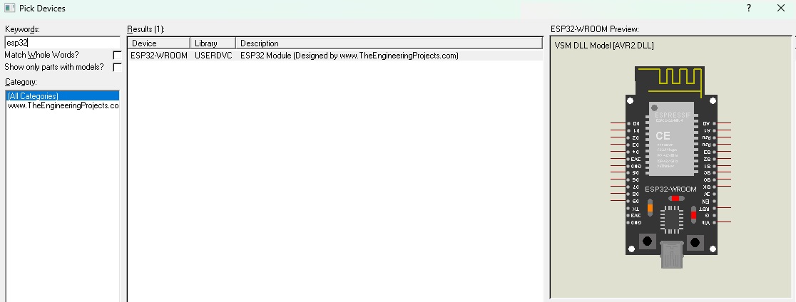 esp32 library for proteus, esp32 proteus, proteus esp32, esp32 in proteus, esp32 simulation, esp32 simulation in proteus, simulate esp32