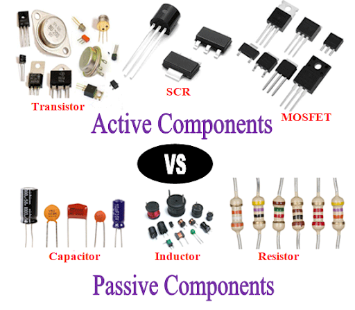 Difference between Active and Passive Components, active vs passive components