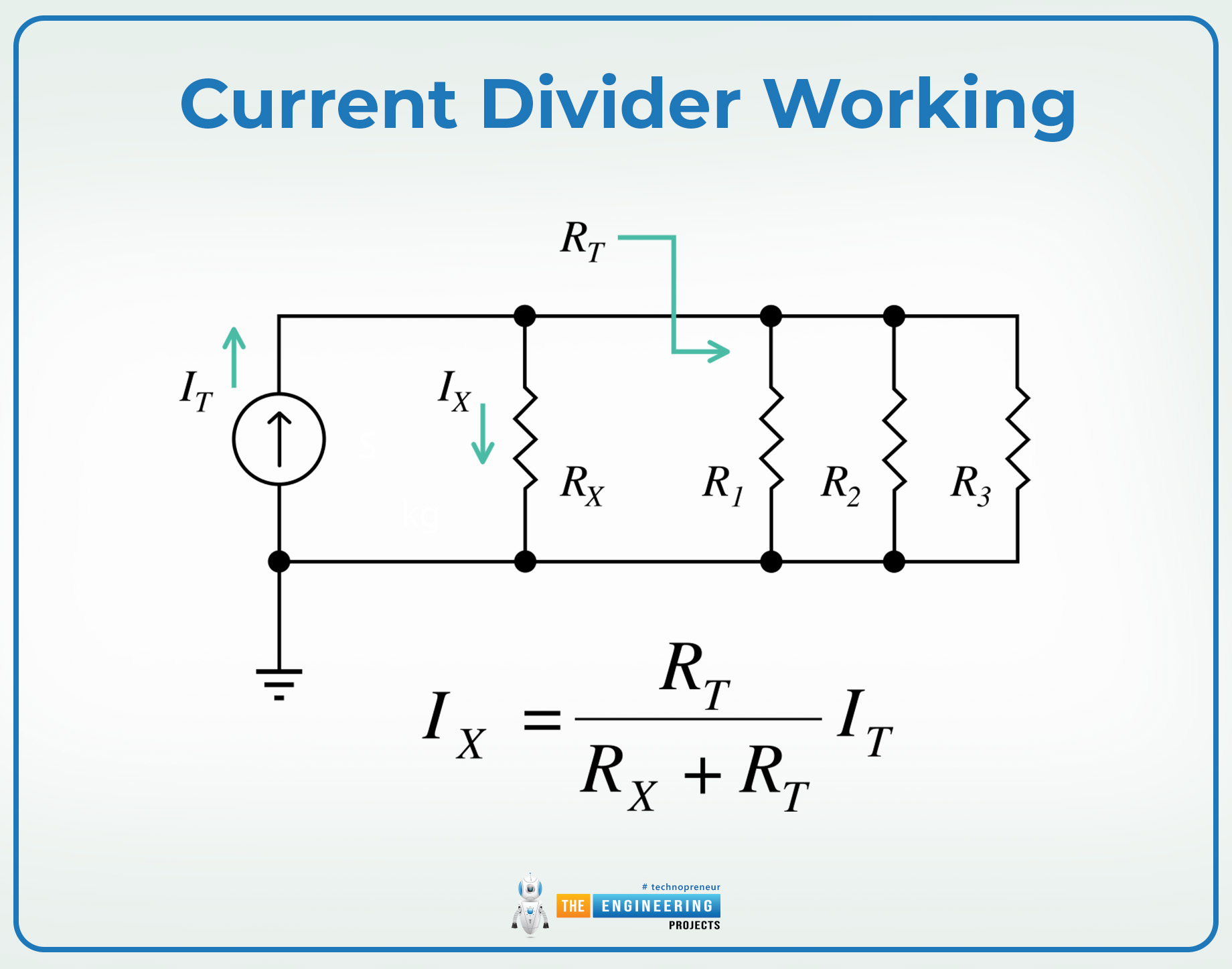 What is Current Divider, Current Divider Definition, Current Divider Working, Current Divider Examples, Current Divider Applications