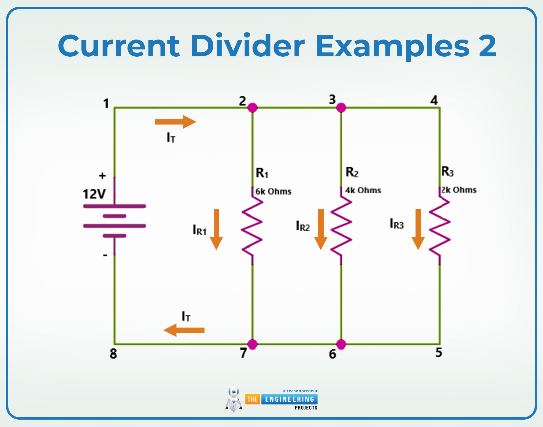 What is Current Divider, Current Divider Definition, Current Divider Working, Current Divider Examples, Current Divider Applications