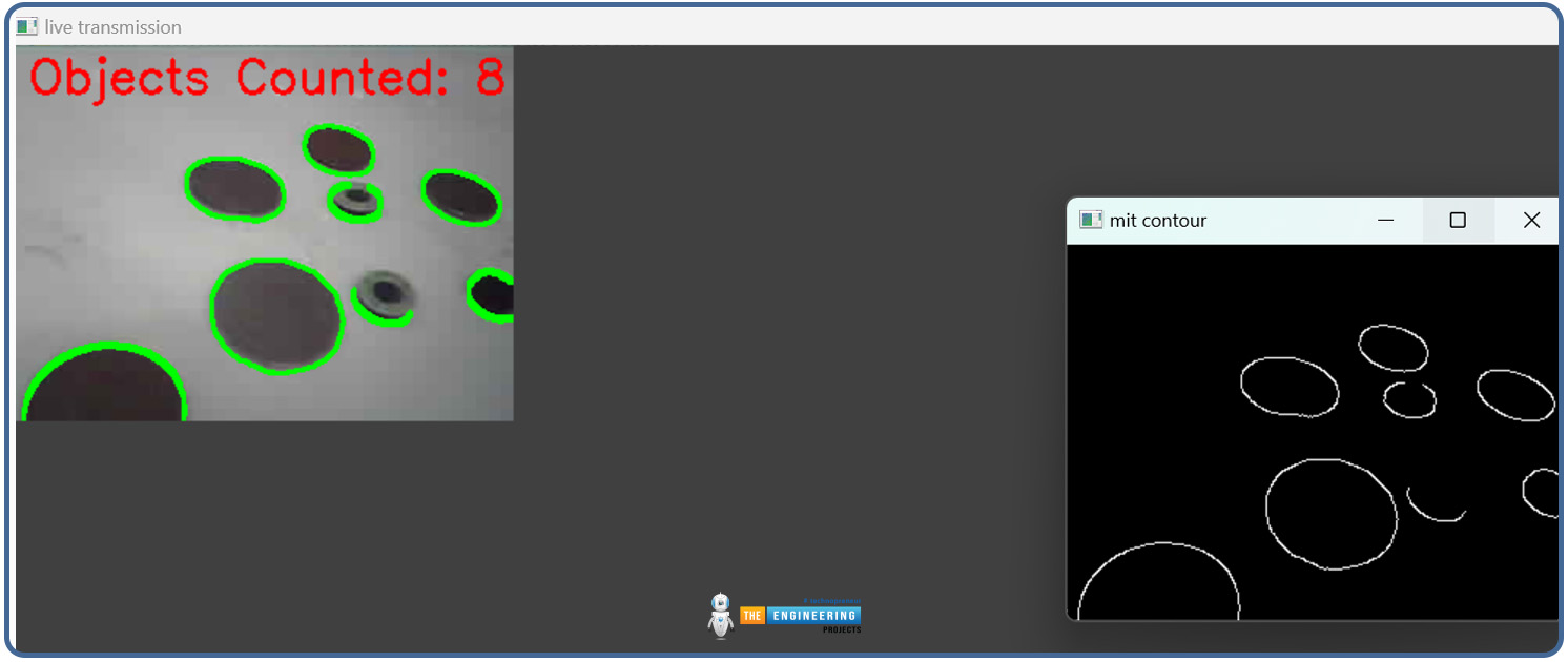 Object Counting Project using ESP32-CAM and OpenCV