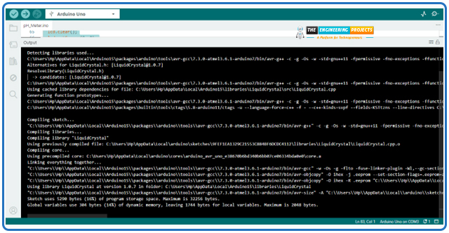 Interfacing of pH Sensor with Arduino, Proteus Simulation, ph sensor with arduino, arduino ph sensor