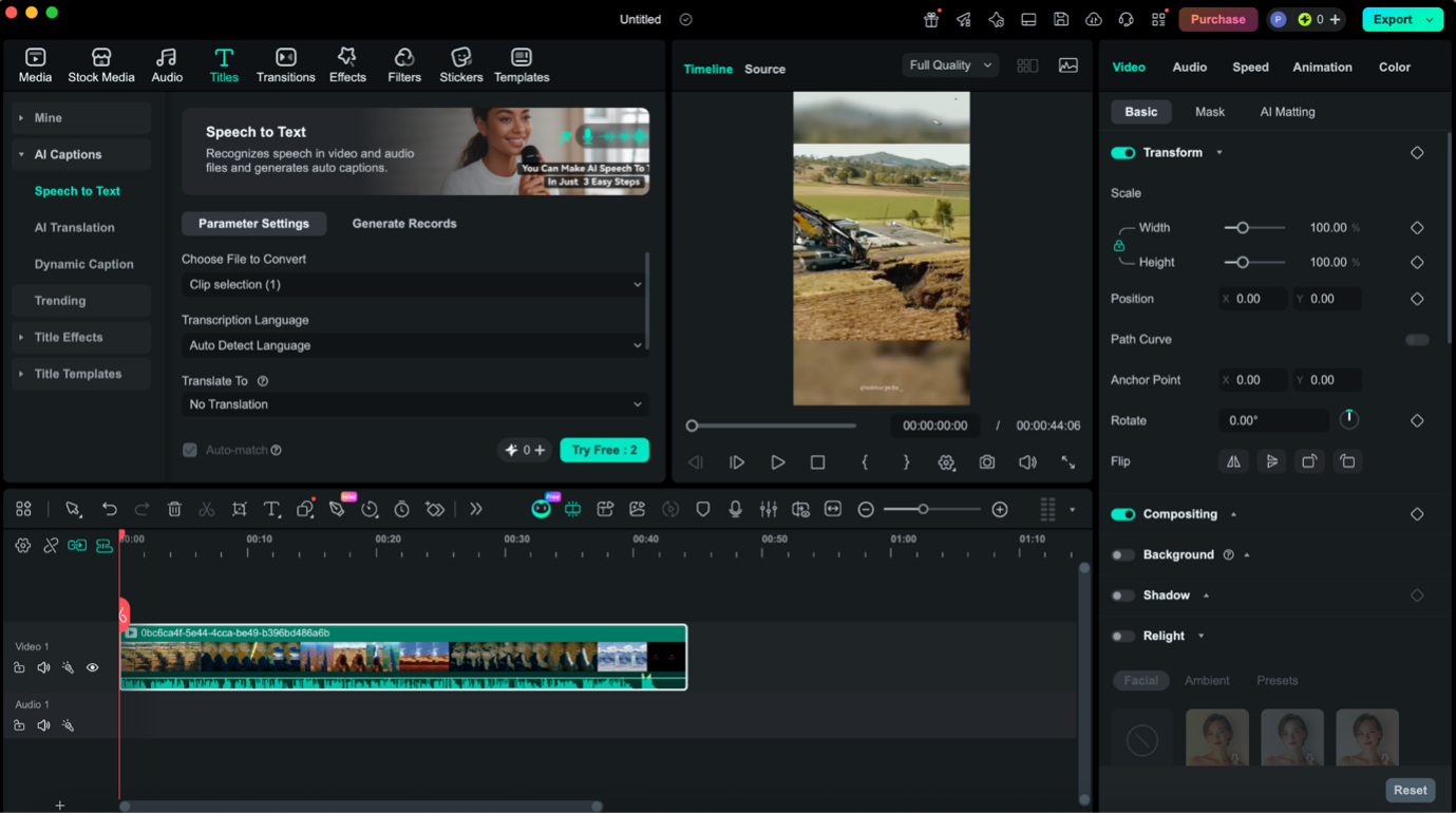 How to Generate Subtitles Automatically with an AI Tool