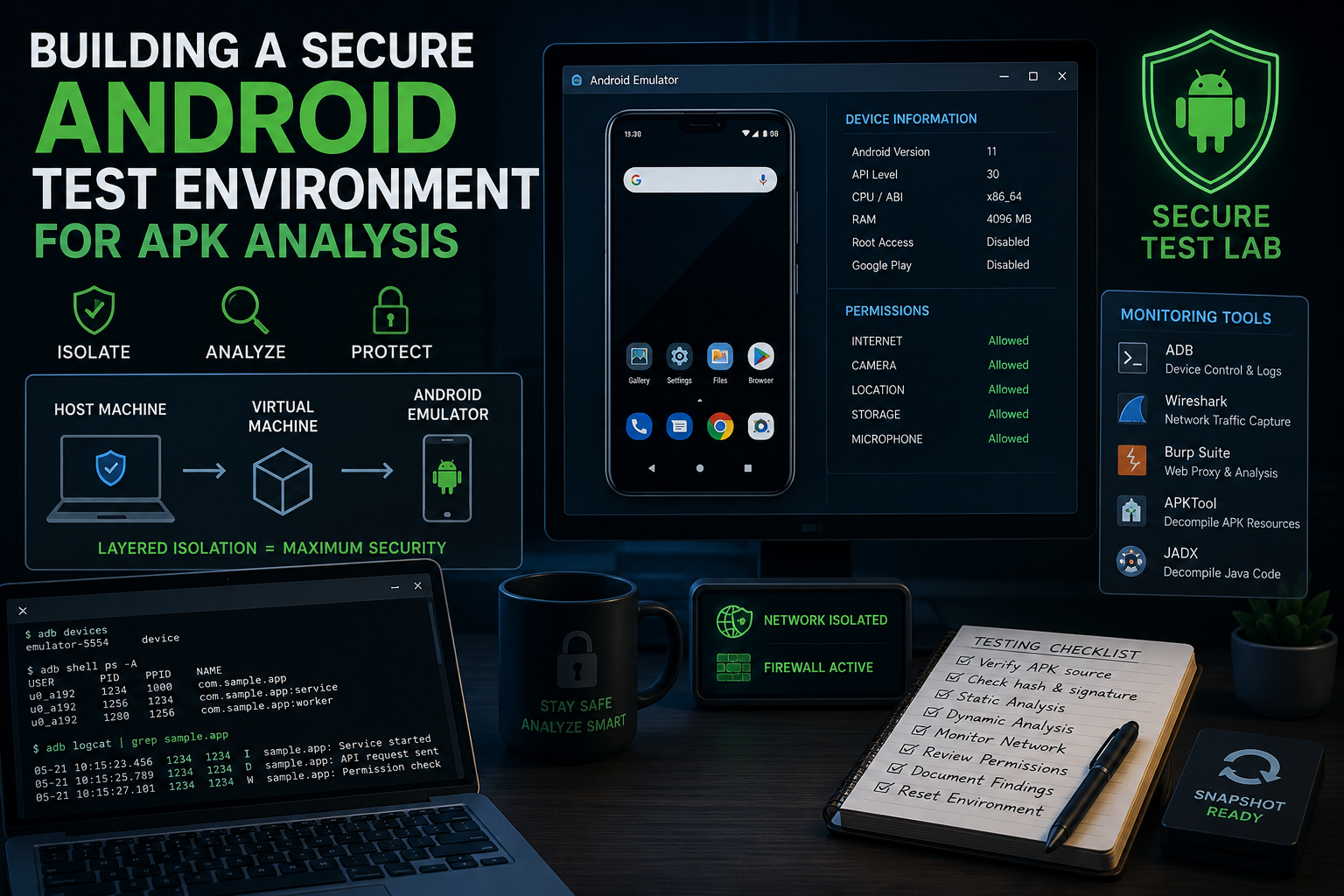 Building A Secure Android Test Environment For APK Analysis